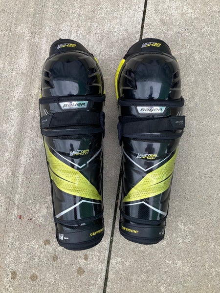 Bauer Supreme ultrasonic Shin Pads | Senior 14"