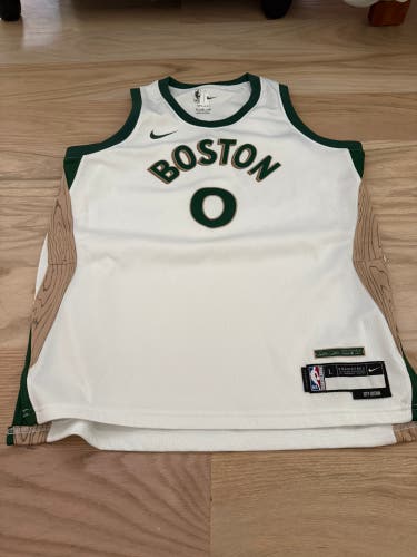 Premium Basketball Jayson Tatum Boston Celtics 2023-24 City Edition Fan Game Jersey