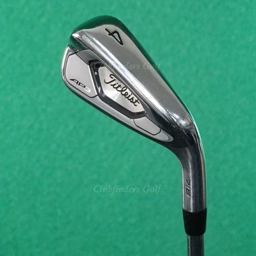 Titleist AP3 718 Single 4 Iron True Temper AMT Black R300 Steel Regular