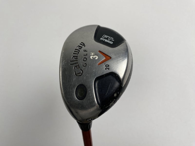 Callaway Fusion FT 3 Hybrid 20* Aldila NVS Hybrid 85g Stiff Graphite Mens LH