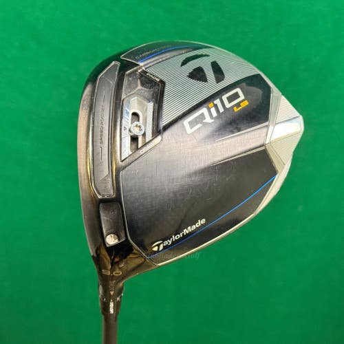 LH TaylorMade Qi10 LS 9 Driver Fujikura Motore x F1 6-X Graphite Extra Stiff