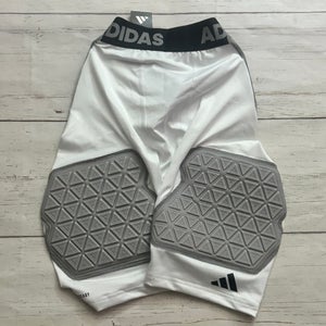 Adidas Aeroready Paddle Griddle Football Compression Shorts White Size XL