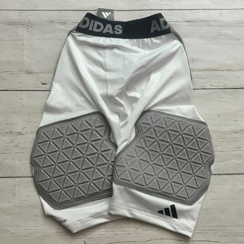 Adidas Aeroready Paddle Griddle Football Compression Shorts White Size XL