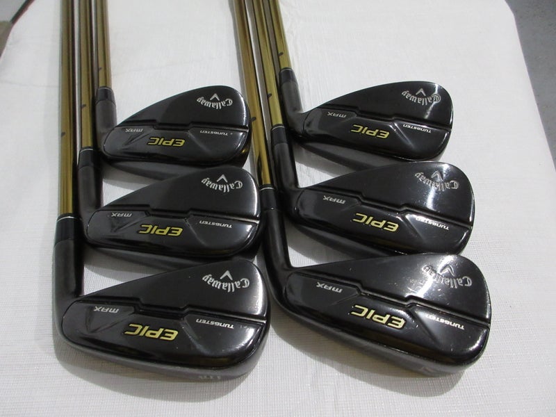 Callaway Epic Max Star Iron Set - 6-PW, AW - ATTAS 50 Regular Flex Graphite