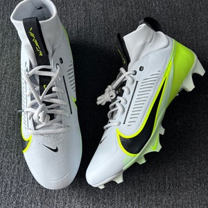 Nike Vapor Edge Pro 360 2 “Platinum Vapor Green” Football Cleats Size 10.5