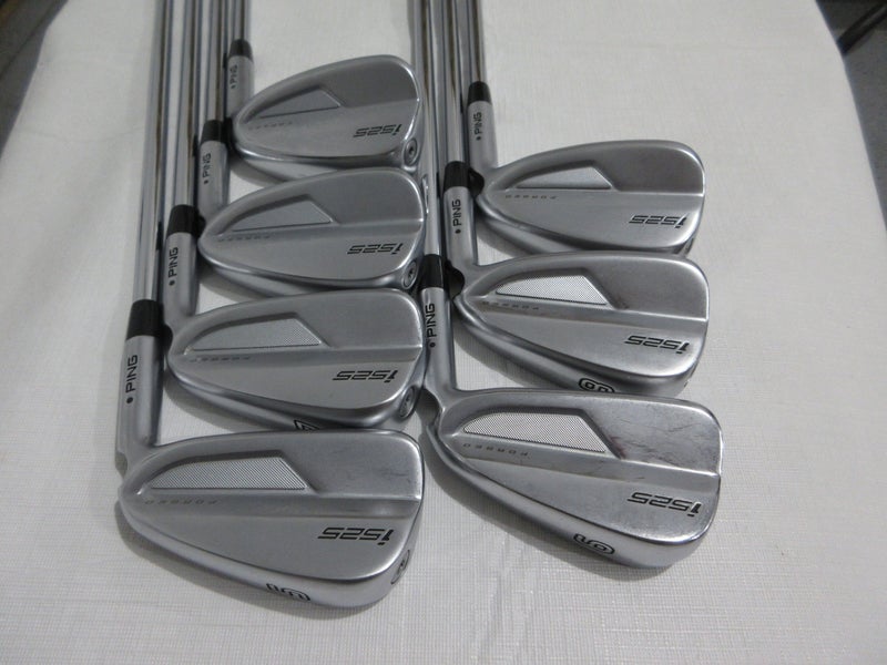 Ping i525 Iron Set - 5-PW, UW - AWT Stiff Flex Steel - Black Dot - Power Spec
