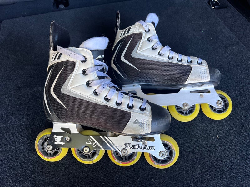 Junior Alkali Inline Hockey Skates (Regular) Adjustable Size 2- 5 (Used)
