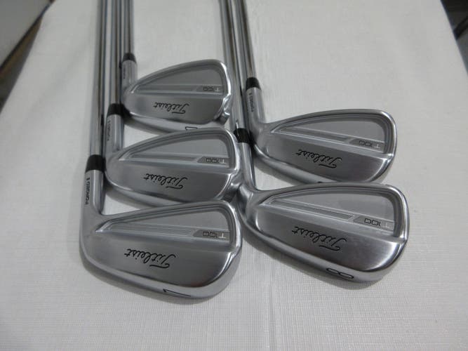 Titleist 2023 T100 Iron Set - 7-GW - PX LZ 6.0 120 Stiff Steel - 2* Flat - MINT