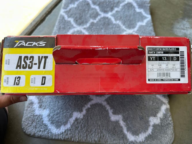 CCM Super Tacks AS3 Hockey Skates Regular Width 13 (Used)