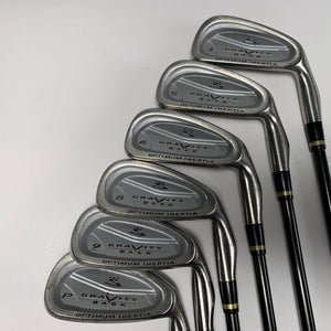 Cobra Gravity Back Iron Set 3-PW (No 4 or 7) Regular Graphite Mens RH
