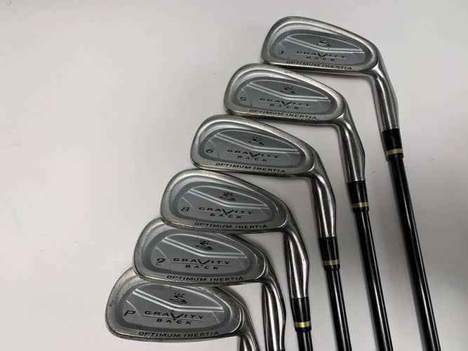 Cobra Gravity Back Iron Set 3-PW (No 4 or 7) Regular Graphite Mens RH