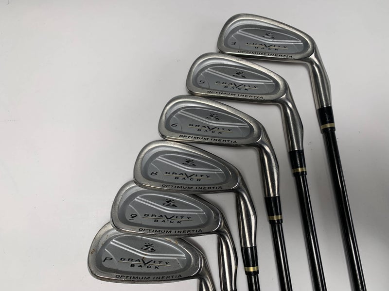 Cobra Gravity Back Iron Set 3-PW (No 4 or 7) Regular Graphite Mens RH