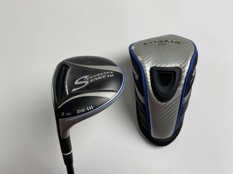 Adams Speedline Fast 12 Draw 3 Fairway Wood 15* Pro Launch Blue Regular LH HC