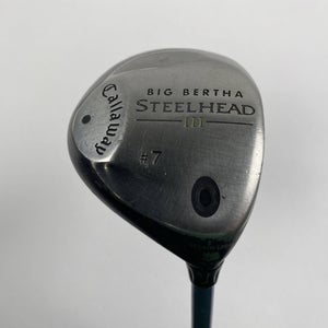 Callaway Steelhead III 7 Fairway Wood 21* System III Ladies Graphite Womens RH