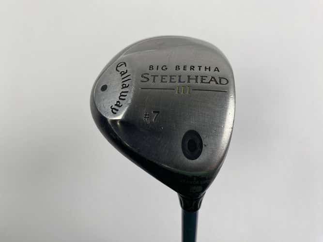 Callaway Steelhead III 7 Fairway Wood 21* System III Ladies Graphite Womens RH