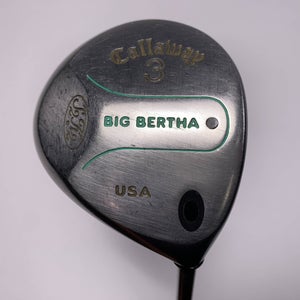 Callaway Big Bertha S2H2 3 Fairway Wood 15* Ladies Gems Ladies Graphite RH