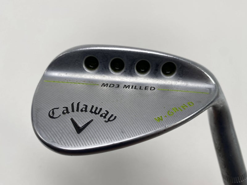 Callaway MD3 Milled Chrome 56* 12 W-Grind Fujikura 85ST Wedge RH Midsize Grip