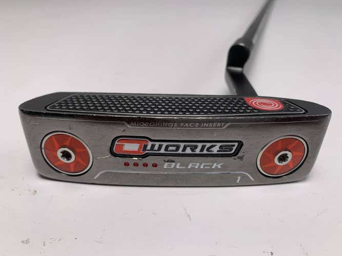Odyssey O-Works Black 1 Putter 34.5" SuperStroke Slim 3.0 Mens RH