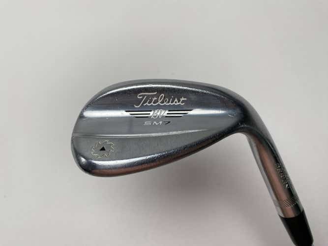 Titleist Vokey SM7 Tour Chrome 58* 12 Bounce D-Grind Wedge Steel Mens RH