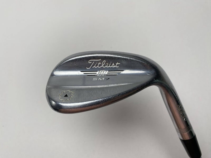 Titleist Vokey SM7 Tour Chrome 58* 12 Bounce D-Grind Wedge Steel Mens RH
