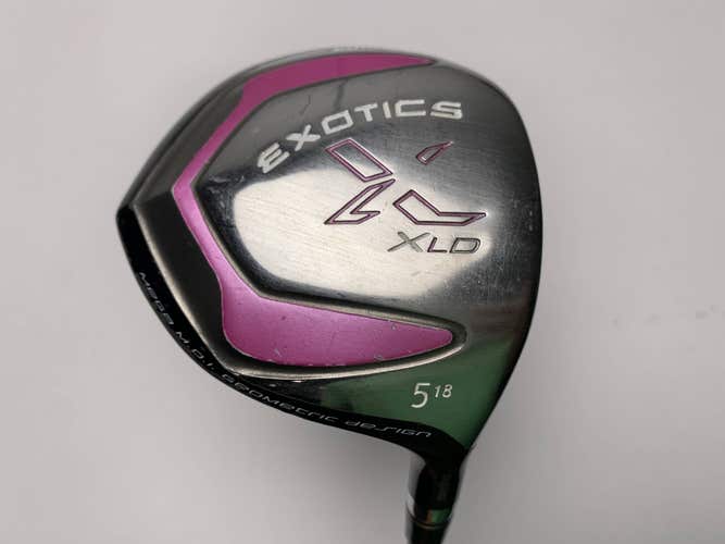 Tour Edge Exotics XLD 5 Fairway Wood 18* Graphite Design Exotics XLD Ladies RH