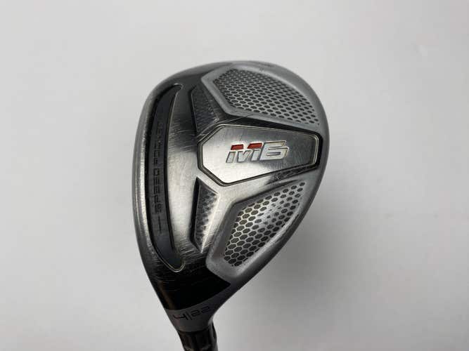 Taylormade M6 4 Hybrid 22* Fujikura Atmos 6R Regular Graphite Mens LH