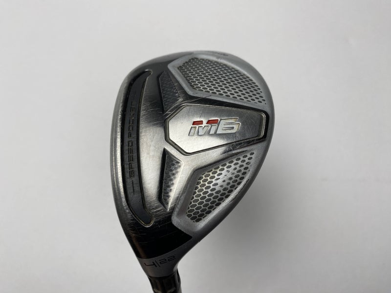 Taylormade M6 4 Hybrid 22* Fujikura Atmos 6R Regular Graphite Mens LH