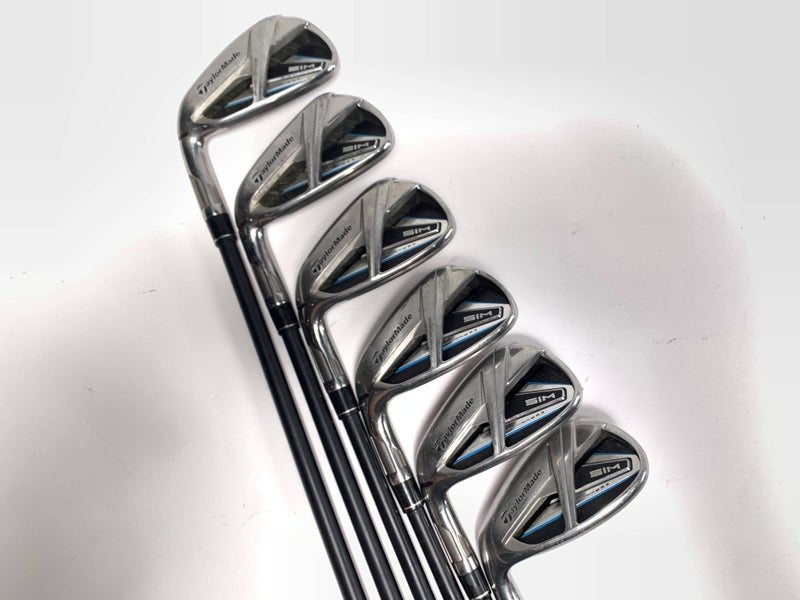 TaylorMade SIM MAX Iron Set 6-PW+SW Project X Catalyst 5.0 50g Senior LH