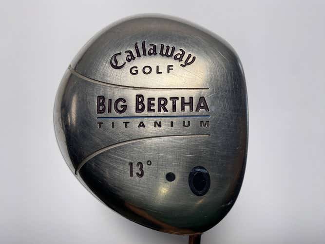 Callaway Big Bertha Titanium Driver 13* Gems 55 Ladies Graphite Womens RH