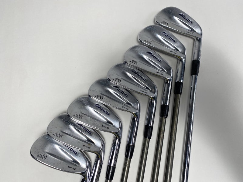 Mizuno MP 32 Iron Set 3-PW AeroTech Players Spec Ami99 Extra Stiff Graphite RH