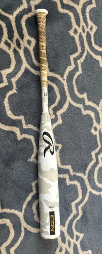 2025 Rawlings Icon Composite USSSA Certified Bat (-8) 22 oz 30" (Used)
