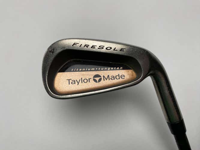 Taylormade Firesole Single 4 Iron Bubble S-90 Stiff Graphite Mens RH