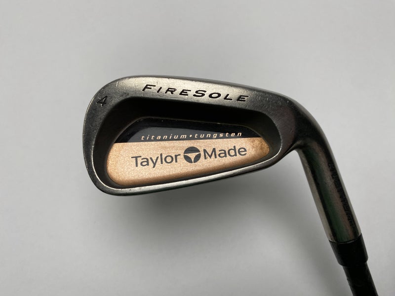 Taylormade Firesole Single 4 Iron Bubble S-90 Stiff Graphite Mens RH
