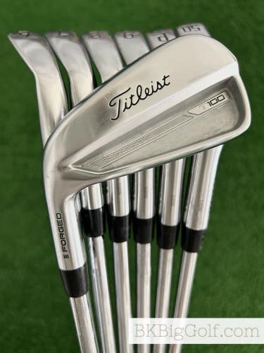LH Titleist T100 23 Forged Iron Set 5-50 / Dynamic Gold X100 Extra Stiff