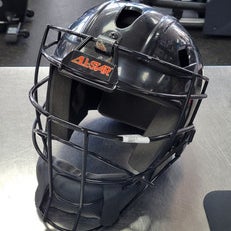 Used All-Star MVP 1000 Catchers Helmet w/Mask Black S/M 11497-S000150599