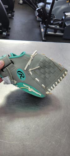 Used Rawlings PLAYER SERIES BB/SB Glove RH Throw Grey 11" 11497-S000150590