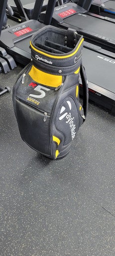 Used Taylormade R5 STAFF BAG Mens Cart Bag Black 11497-S000150586
