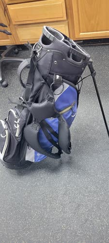 Used BACKSPIN 6 WAY STANDBAG Mens Stand Bag Black 11497-S000150582