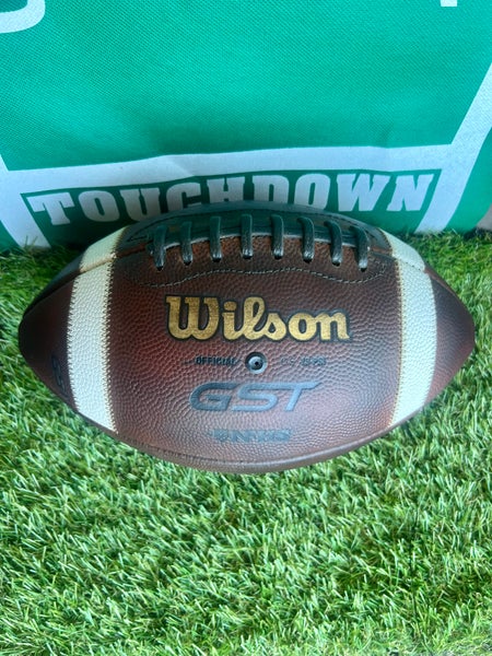 Wilson GST Football Leather NFHS/NCAA Fully Game Prepped
