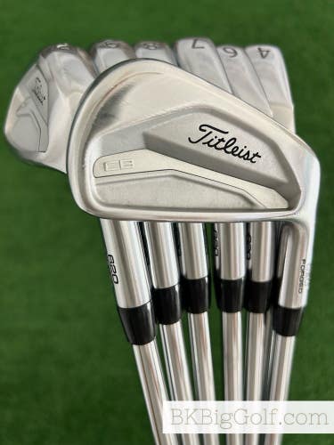 Titleist 620 CB Forged Iron Set 4-P / True Temper AMT White Stiff