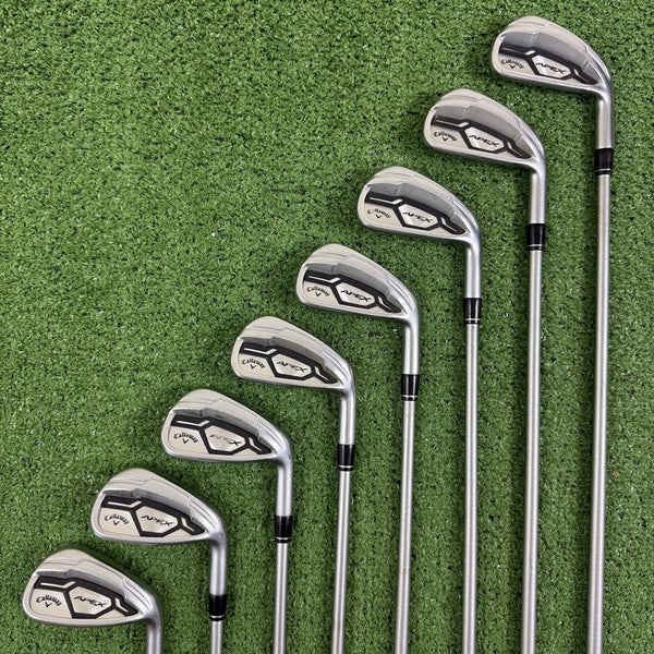 Callaway Apex Forged CF 16 Iron Set 3-PW KBS Tour C-Taper 130 Extra Stiff X Flex
