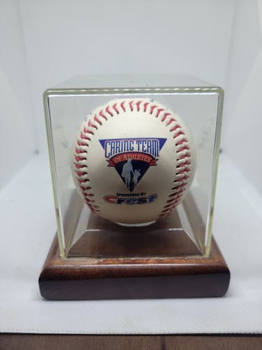 Vintage Crest Caring Team of Athletes Baseball