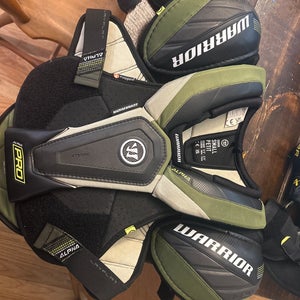 Senior Small Warrior ALPHA LX PRO Shoulder Pads (Used)