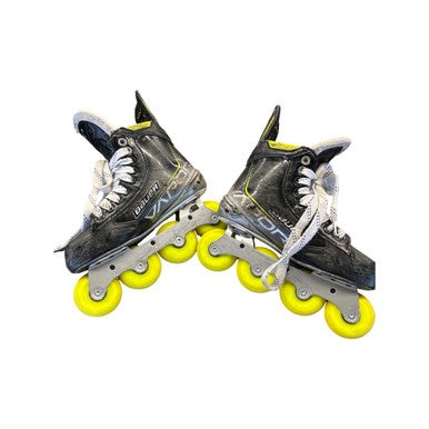 Used Bauer VAPOR 3X Roller Hockey Skates Black Junior 04.5 10299-S000298787