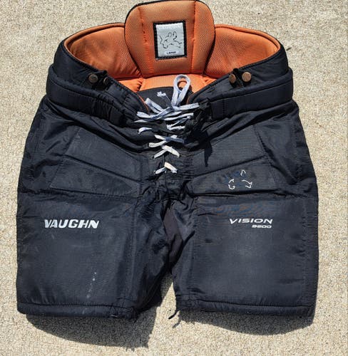 Intermediate Large Vaughn Vision 9200 Hockey Goalie Pants (Used)