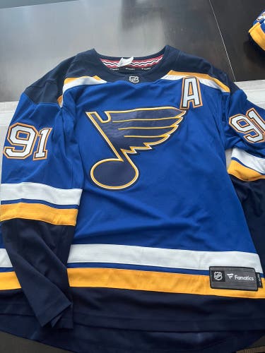 Signed STL Blues Jersey