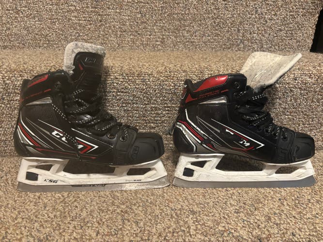 Used CCM Regular Width Size 3.5 Jetspeed FT480 Hockey Goalie Skates