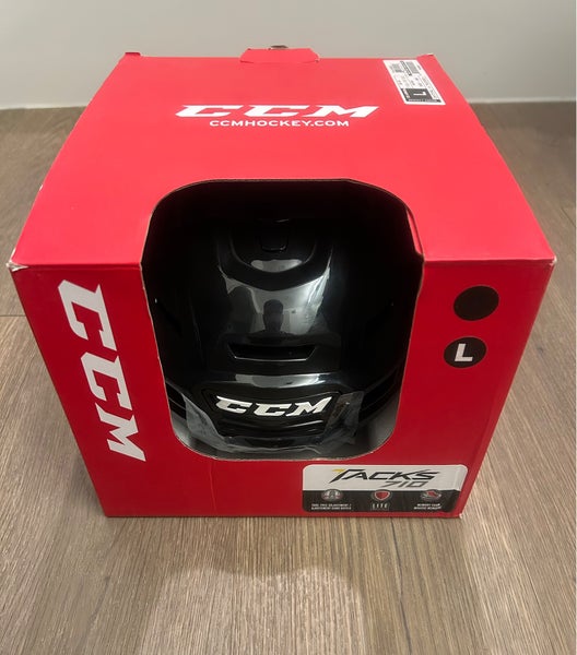 CCM tacks 710 Large Black Helmet Pro stock
