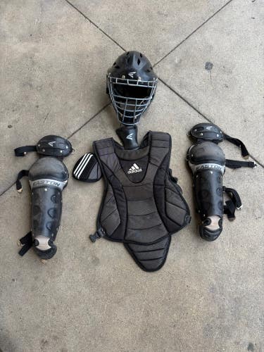 Youth Easton Catcher's Set w/ Adidas Chest Protector (Ages 7-9)