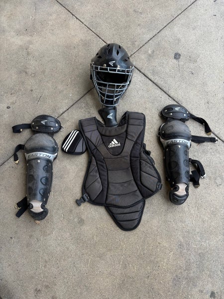 Youth Easton Catcher's Set w/ Adidas Chest Protector (Ages 7-9)